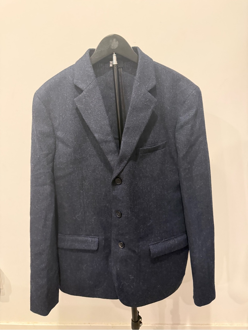 The Kooples Navy Textured Men's Blazer